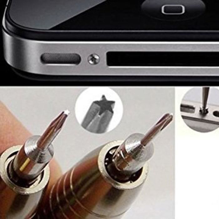 Kit de Tournevis - Mini - 25 pièces - Outils de Réparation - Portable - Trousse en cuir