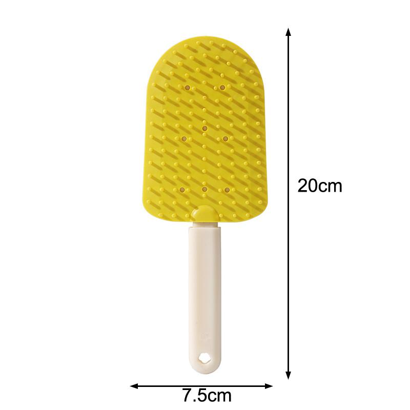 Инструмент для удаления шерсти у кошек Средство для удаления шерсти у кошек Двусторонняя расческа для ухода за шерстью у кошек Массажная щетка для вычесывания шерсти Товары для животных