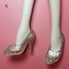 21 Styles Foot Length 2.2cm Fashion High Heels Shoes Accessories Doll Shoes 1/6 Dolls Boot