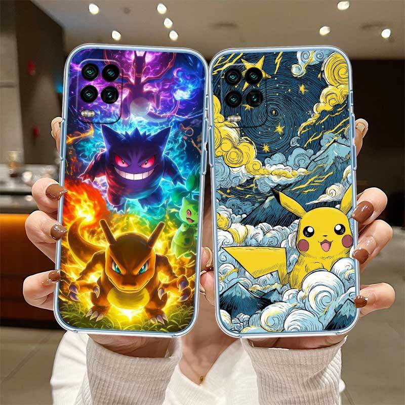 Мультяшный чехол Pokemon для Motorola E7 E22 E20 E13 E15 E22S E30 E40 G10 G20 G04 G22 G23 G05 G75 G35 G55 G6 G7 G8 G9 Plus Power Play