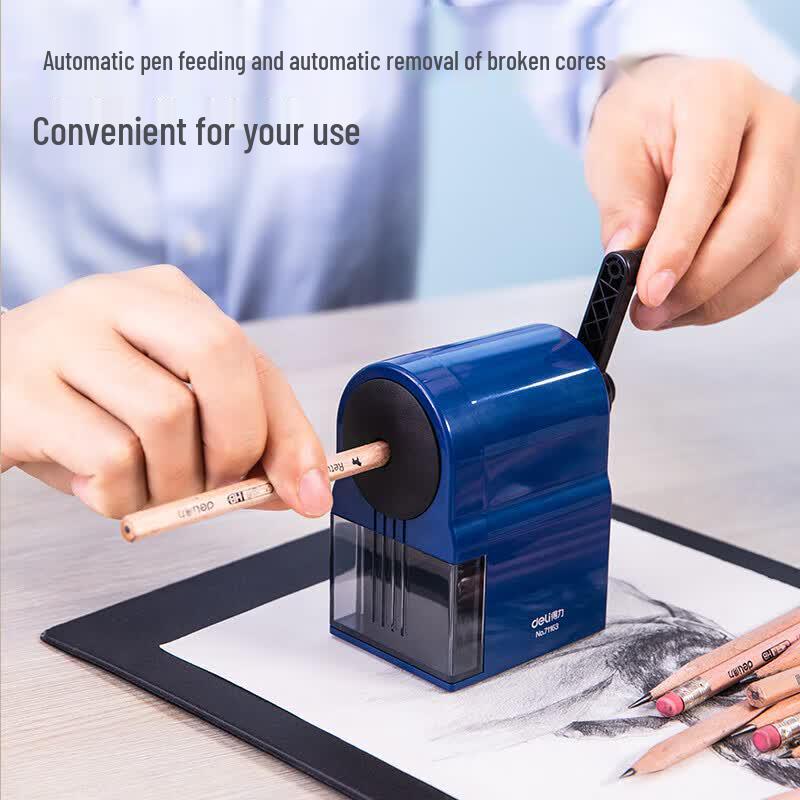 Deli Automatic & Manual Pencil Sharpener