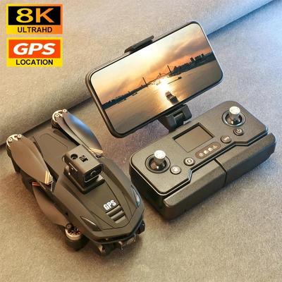 Новый V168 Max Pro Drone GPS 8K Professional с HD-камерой 5G WiFi FPV Бесщеточный пульт дистанционного управления Квадрокоптер Предотвращение препятствий и автоматический возврат