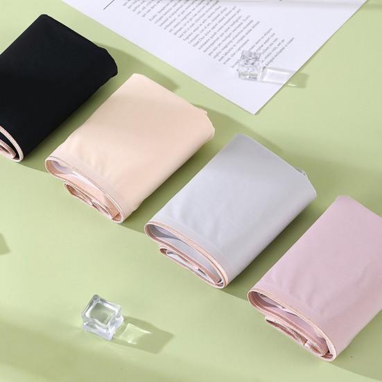 Trendy Lady Underpants Solid Color Stretchy Anti-septic