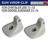 2 шт. зажима для солнцезащитного козырька для Chrysler 200 2011-15 и Dodge Avenger 11-14 1GW25DX9AA
