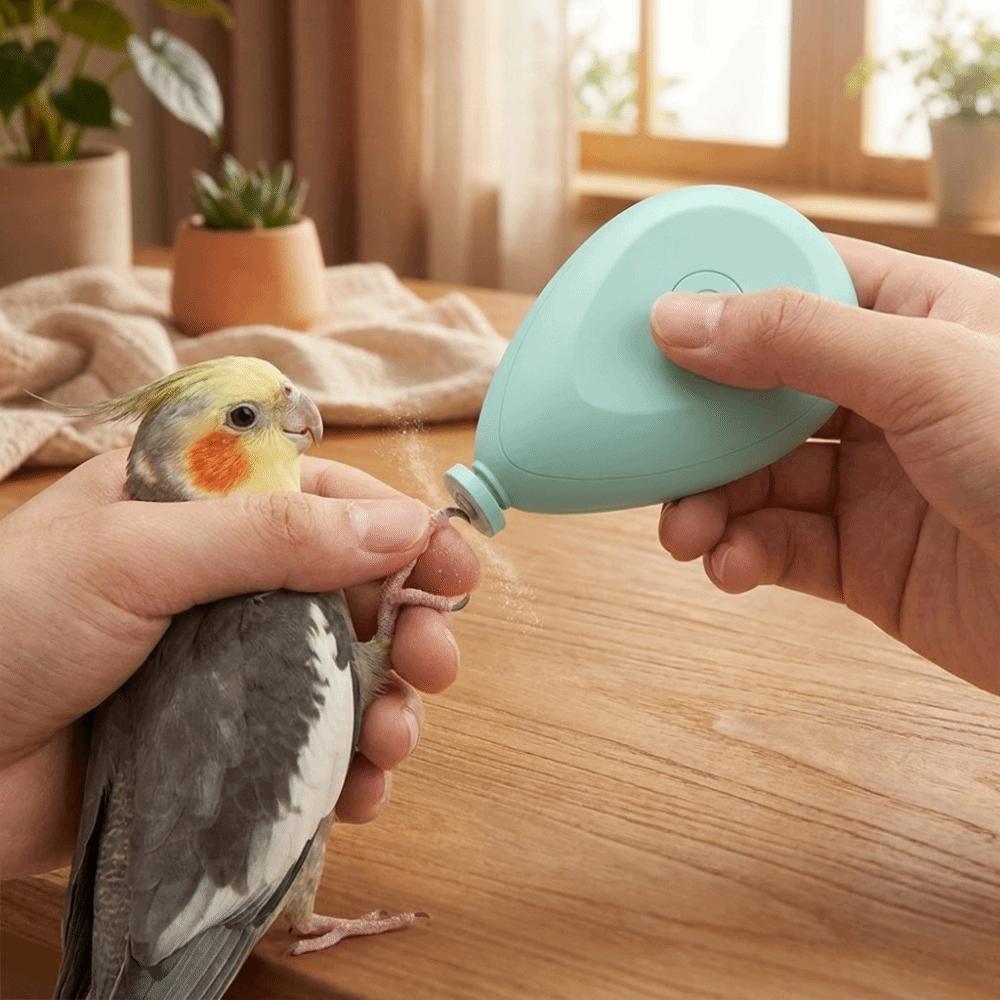 with 4 Polishing Heads Electric Parrot Nail Trimmer Portable Bird Nail Cutter Bird Nail Care