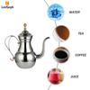 Leeseph Turkish Coffee Pot, Stainless Steel Arabic Tea Pot with Filter Mesh, Gooseneck Kettle for Cafe, Tea, Juice, Milk