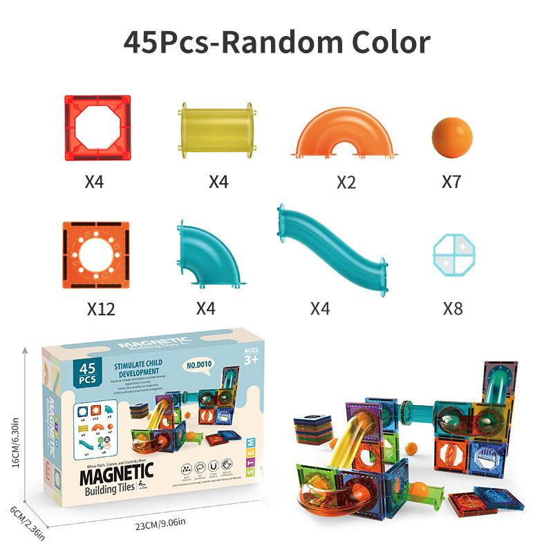 Children'S Early Education Toy Magnetic Piece Pipe Magnet Building Block Pure Magnetic Set Source Factory Puzzle