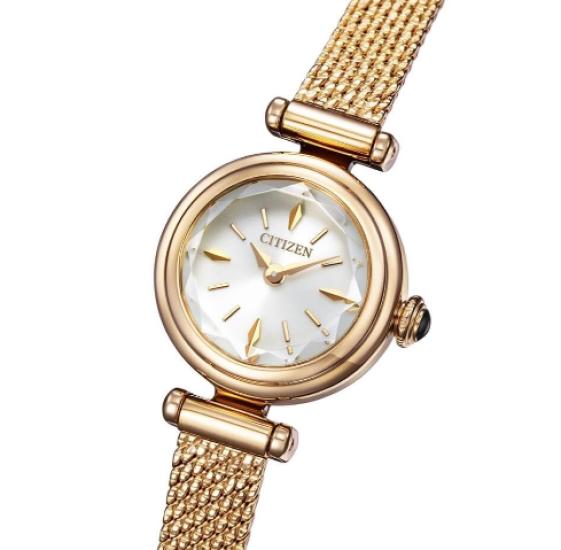 Часы Citizen Kii Круглые Сетчатые Eco-Drive Женские EG7082-66A