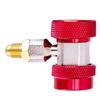 Car Air Condition Quick Coupler  Tee A/C Adapter R134A  H/L Manifold Connector High Low Adapter Air Conditioning Accessories