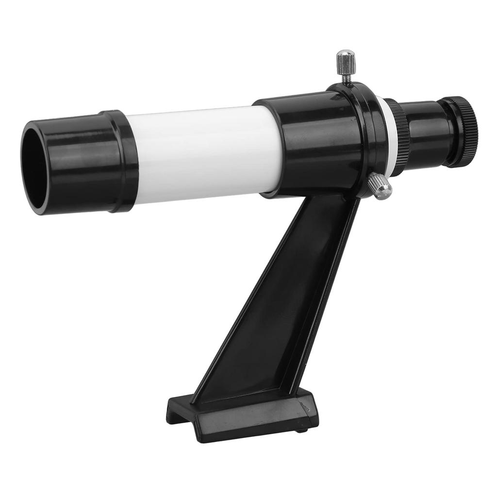 Akozon 5X Astronomical Telescope Finder Scope with Inline Base Stand 5x24 Portable Crosshair Telescope Finder Scope Applied Family