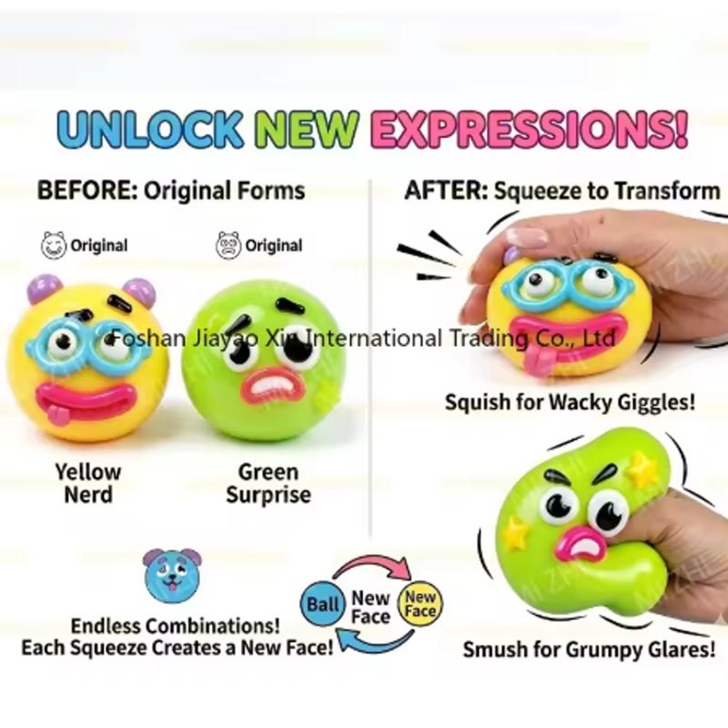 Новые Smushers Squishy Curiosities Смена Лица Собаки Игрушка Сквиши Мягкая Лепится Милый Медленно Поднимающийся Сжимаемая Игрушка Расслабляющая Сенсорная