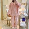Women's Warm Pajamas Set Winter Thickened Winter Coral Velvet Pajamas Flannel Large Size Pajamas Pajamas Home Clothes