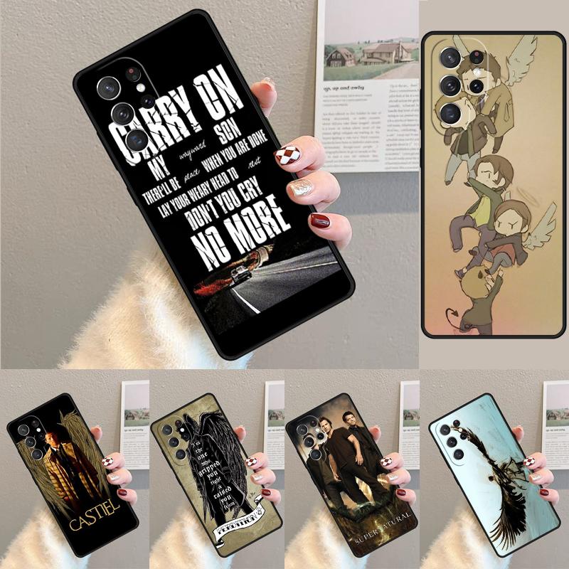 Чехол для телефона Castiel ангел Господень сверхъестественное для Samsung Galaxy note 10 pro S26 Ultra S23 S24 FE S25 S21 S22 PLUS