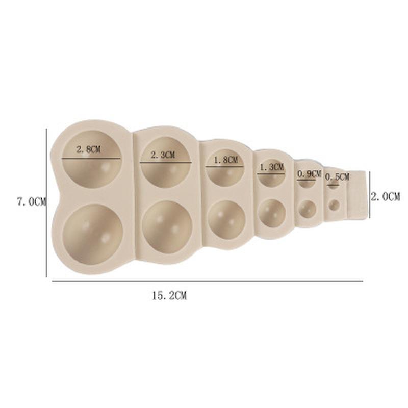 Бусина Жемчуг Маленькая силиконовая форма Форма для торта в форме полушарика Форма для конфет Шоколад Формы для выпечки Инструменты