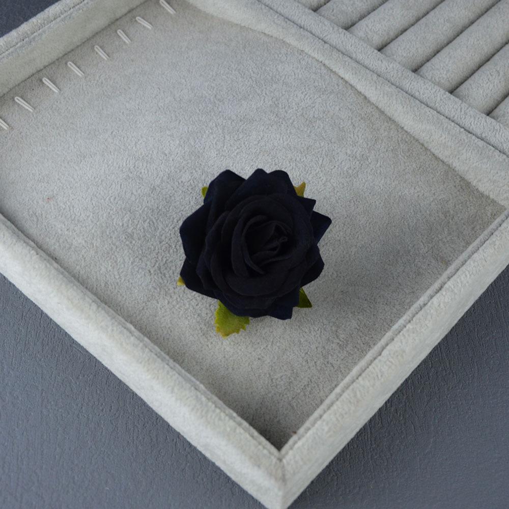 Винтажная красная роза заколка для волос сбоку для танцевальных выступлений