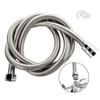 Shower Hose 1.5M Hose Sprinkler Inlet Pipe Stainless Steel