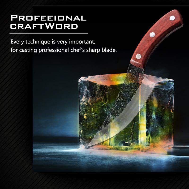5-дюймовый нож для мясника, нож для обвалки, походный охотничий нож, нож шеф-повара из нержавеющей стали, кухонный нож