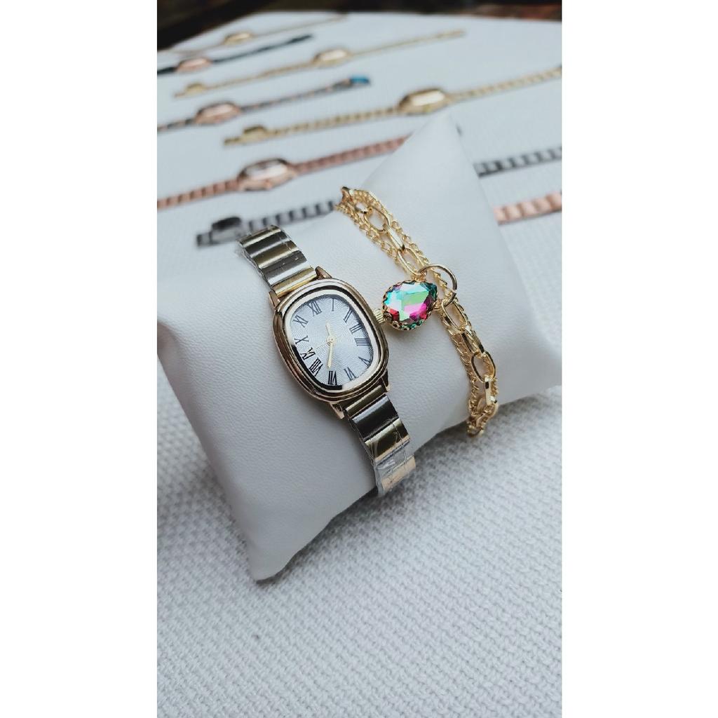 Bracelet Set Analog Wristwatch Clock Set
