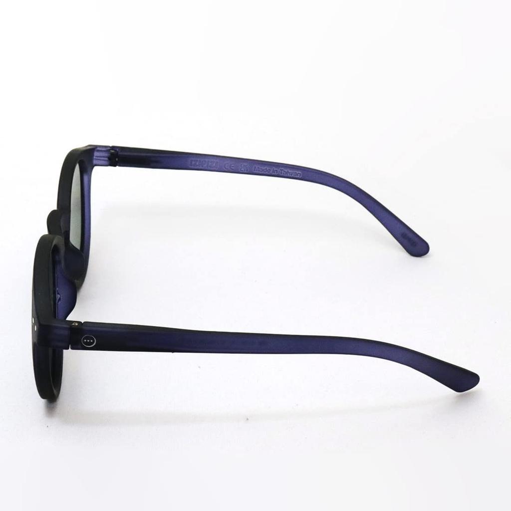 Солнцезащитные очки Круглые [Ijipiji] #M (Ночной синий/Серый)