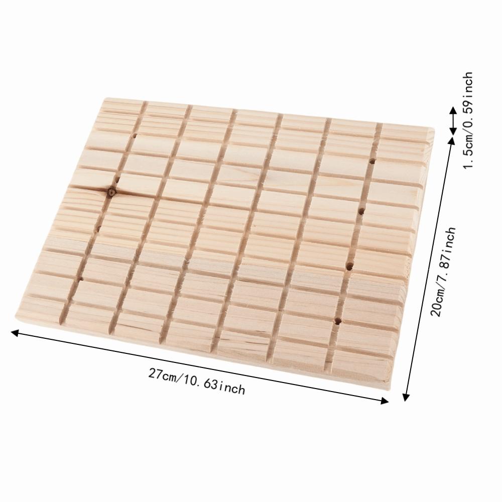 Wood Claws Scratching Board Rectangle Pet Scratching Board Wooden Claws Board Rabbit