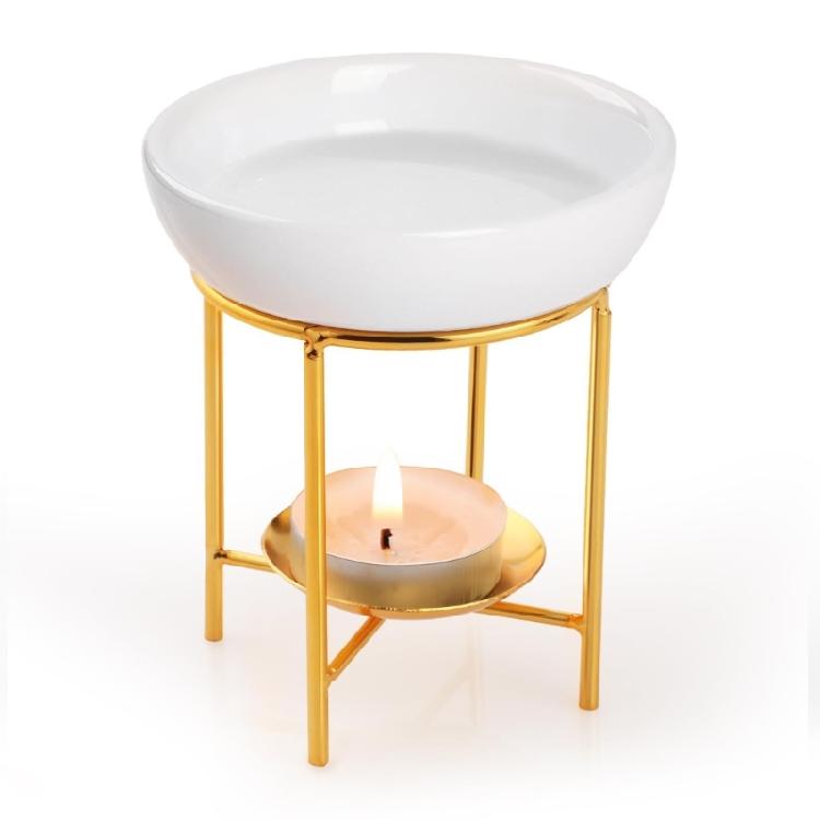 Ceramics Aromas Diffuser Bowl with Stable For Legged Tealight Holder Rack Essential Oil Burners Furnaces Home Decoration