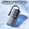 Tire Inflator Portable Air Compressor Air Pump for Car Tires with Tire Pressure Gauge One Click Smart Pump for Car, Motorcycle