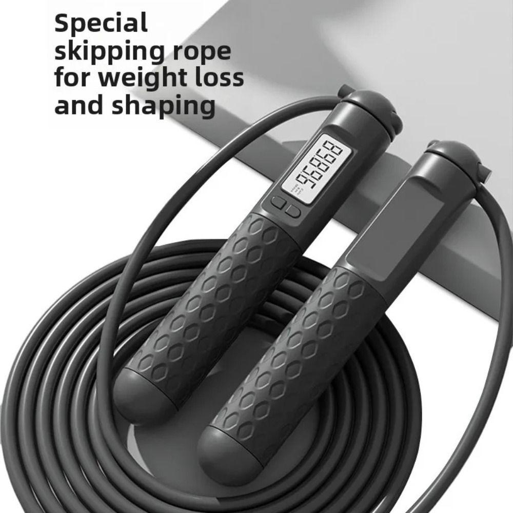 Скакалка с мячом 3 метра, счетчик, противоскользящая, для фитнеса, для студентов