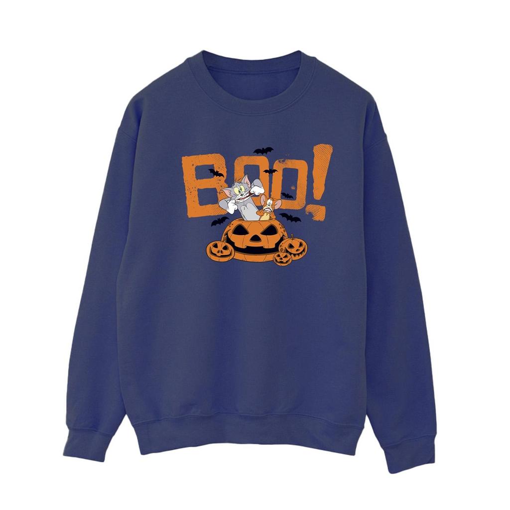 Tom & Jerry Womens/Ladies Halloween Boo! Sweatshirt