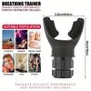 Breathing Trainer Abdominal Respiratory Muscles Portable Lightweight Lung Exerciser Compact Silicone Breathing Exercise Device