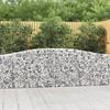 VidaXL 25x Arched Gabion Baskets Arched Gabion Cages Gabion Walls Garden Fences Terrace Outdoor 3145824