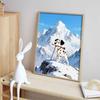 Disney diamond art painting kit Dalmatian dog on snowy mountain 5D handmade diy diamond painting, home wall decoration