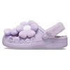Baya Lined Fuzz Strap Singles Day 'Purple White' Women's
