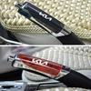 BTSOM1 Car Hand Brake Cover Carbon Fiber Handbrake Grip Protection Cover For KIA Sportage Ceed Sorento Cerato Optima Rio Soul K5 Stonic