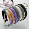 Women's Full Crystal Hair Accessories Minimalist Temperament Rainbow Net Red Headband High Quality Shampoo Hair Band