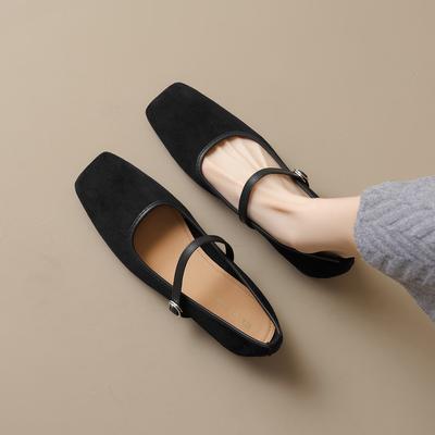 Женские туфли Мэри Джейн на низком каблуке с ремешком на щиколотке, нескользящие, удобные, нарядные туфли для женщин, туфли Мэри Джейн с квадратным закрытым носком, повседневные, на толстом блочном каблуке