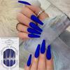24Pcs/Set Matte Full Cover Manicure Nail Tips False Nails Ballerina Nail Coffin Fake Nail