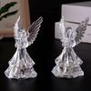 LED Light Transparent Shape High Creative Shatterproof Durability Energy-saving Decorative Acrylic 3D Angel Night Light