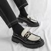 Size 38-46 Loafers Men Thick-soled Durable and Casual Brand Leather Shoes Business Travel and Banquet Shoes Men