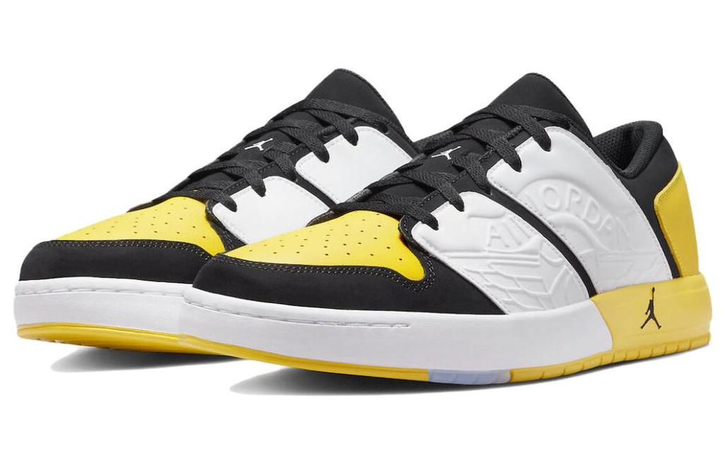 Jordan Nu Retro 1 Low Черный Тур Желтый Белый DV5141-017