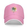 Palm Tree Baseball Caps Fashion Casquette for Unisex Women Adjustable Casual Trucker Hats for Sports Outdoor Activities