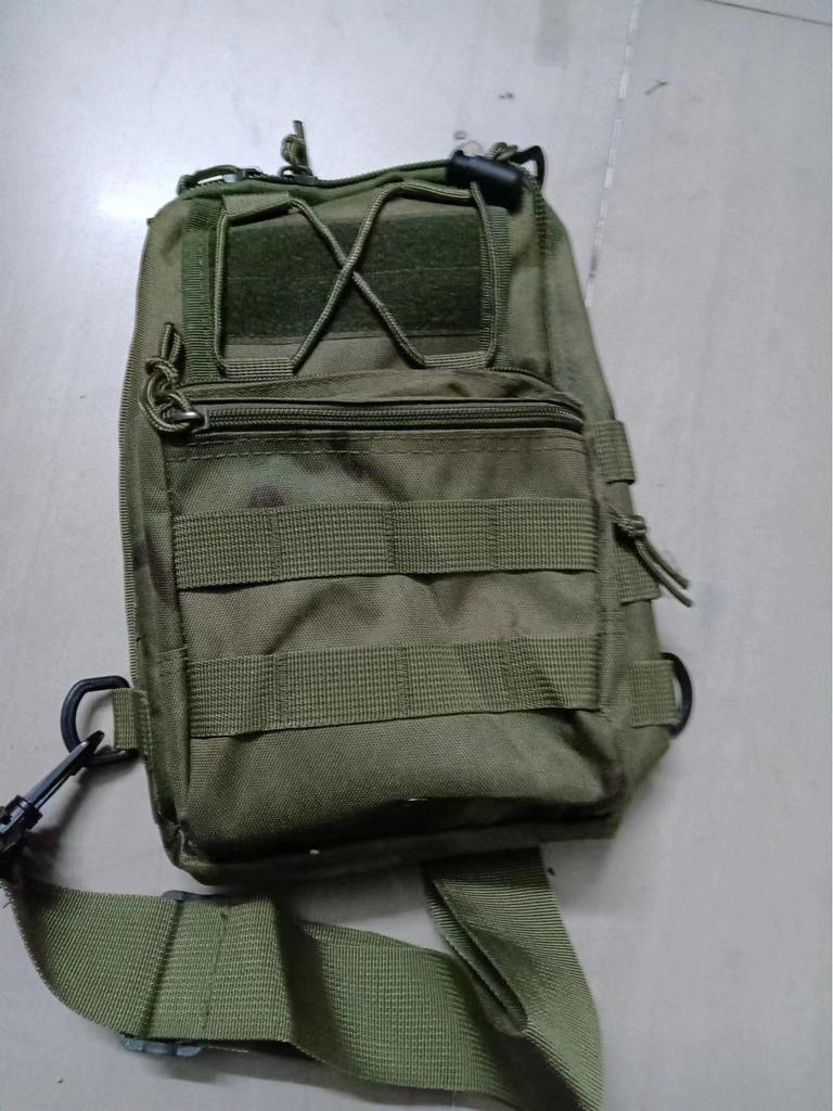 Мужская тактическая камуфляжная велосипедная нагрудная сумка - Портативная уличная кроссбоди для альпинизма