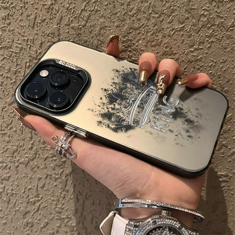 Модернизированный чехол IMD KING BOSS Cool Printed, ударопрочный защитный мягкий чехол TPU с полной задней крышкой для Xiaomi Redmi