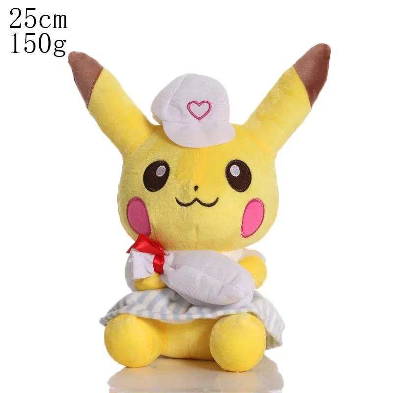 Pikachu Pichu Charmander Bulbasaur Squirtle Psyduck Eevee Plush Soft Stuffed Animals Peluche Plushie Toy Small Doll