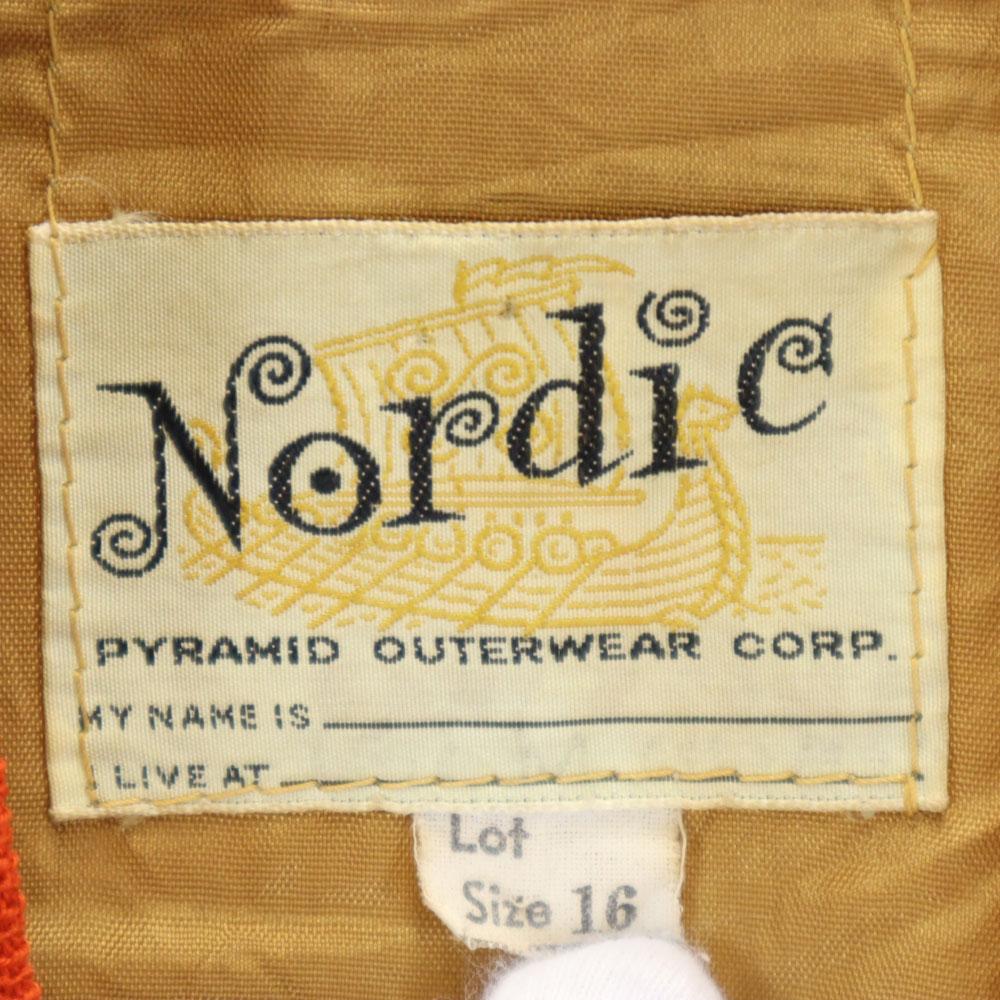 Nordic 70s Vintage Stajan 16 Orange Blouson Award Women Used