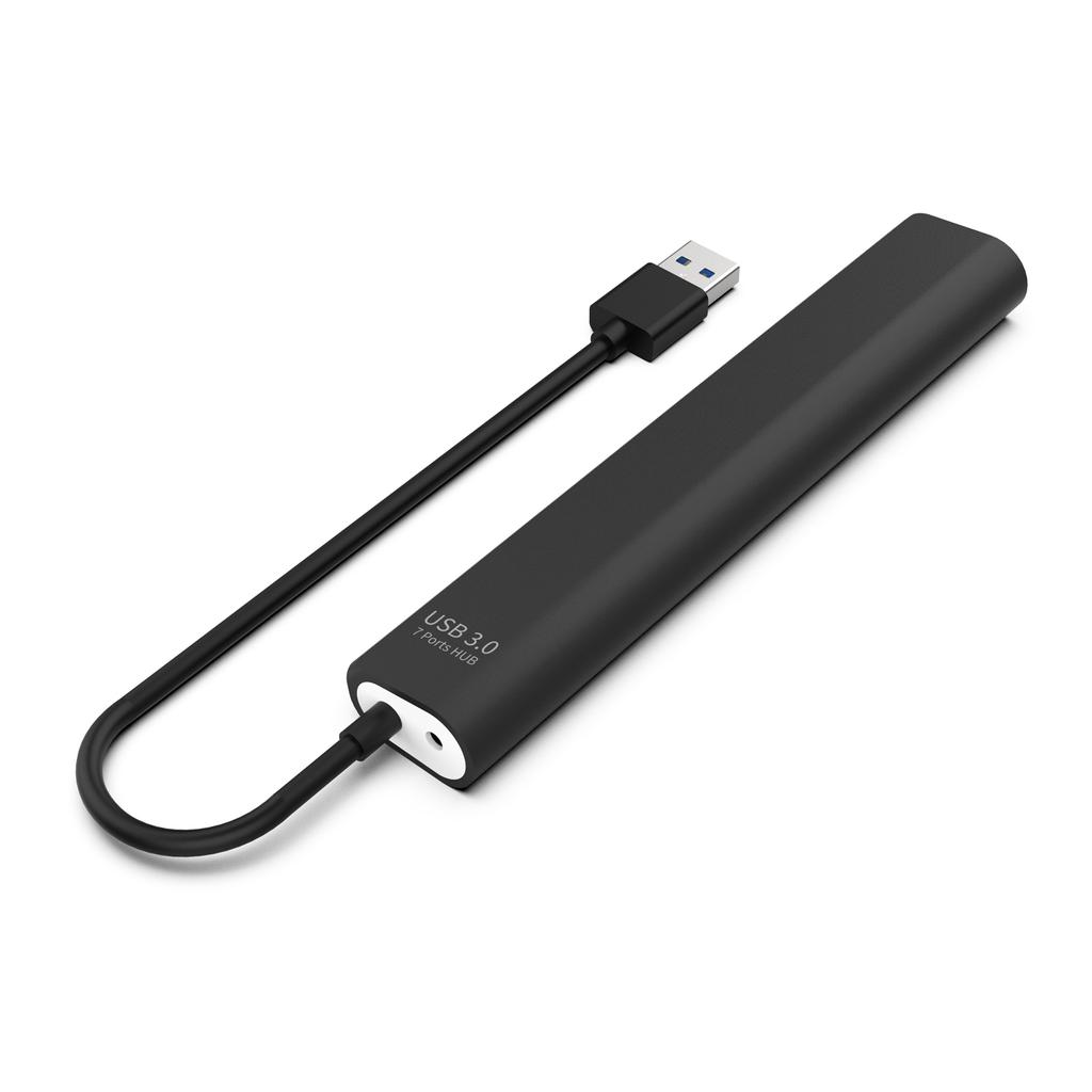 7-портовый разветвитель USB 3.0/2.0 HUB, высокоскоростной разделитель USB3.0 до 5 Гбит/с Передача данных USB HUB