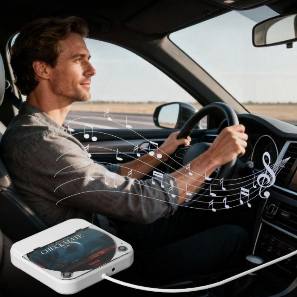 No Decoding Required Car Disc Player USB Port Disc Player For Car Stereo System