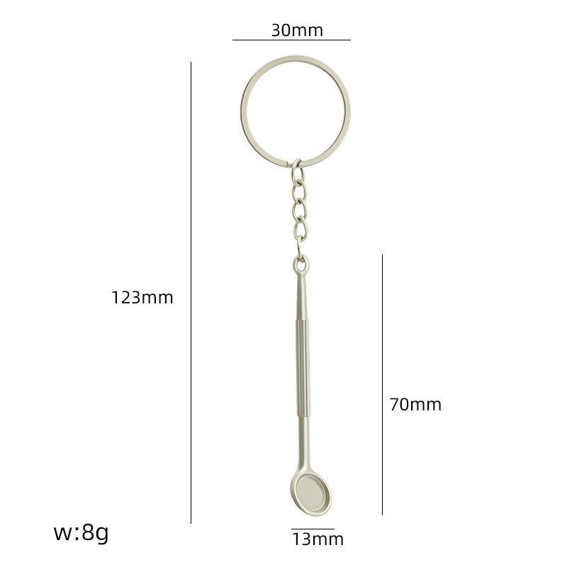 Креативный брелок для ключей с зубоврачебными инструментами: Имитаторы зубов, Зеркало для рта и Щипцы - Идеальный подарок стоматологу