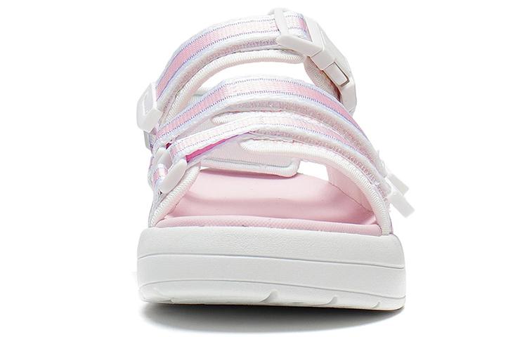 Li Ning Женские пляжные сандалии Coca Белые Розовые AGUS004-1