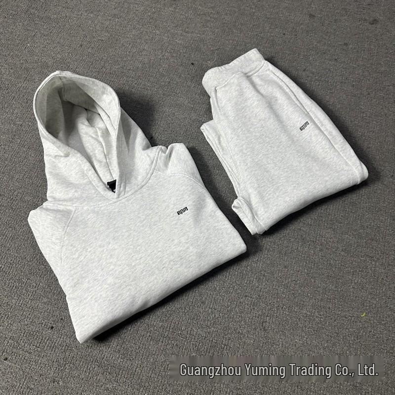 Модный унисекс комплект: худи и штаны 2025 года с вышивкой 6PM на груди