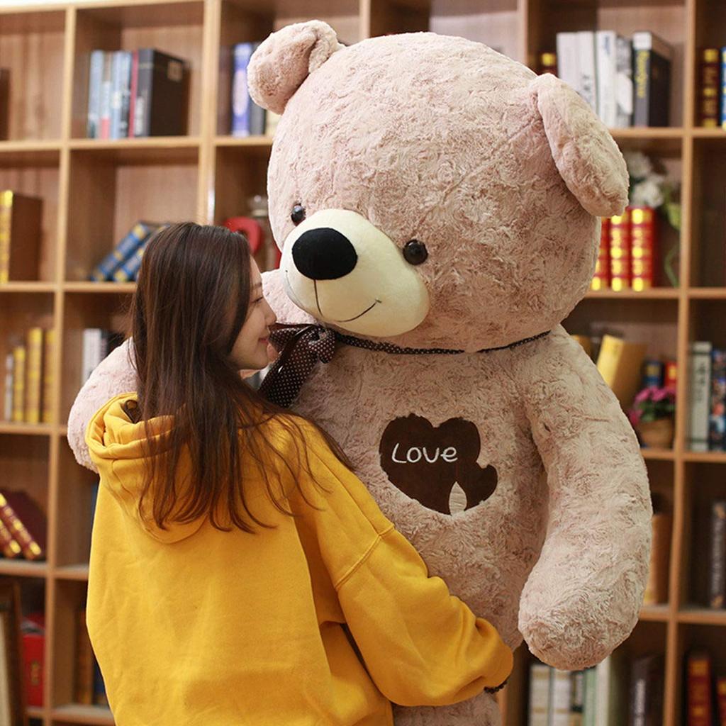 AMIRA TOYS Stuffed Animal, Extra Large, Bear, Teddy Bear, Bear Plush Toy, Large Stuffed Animal, Bear Plush Toy (Brown, 125cm)
